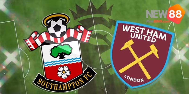 Southampton vs West Ham United logo