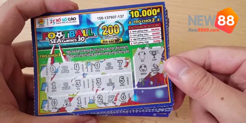 Có nhiều thông tin cần lưu ý trên xổ số cào